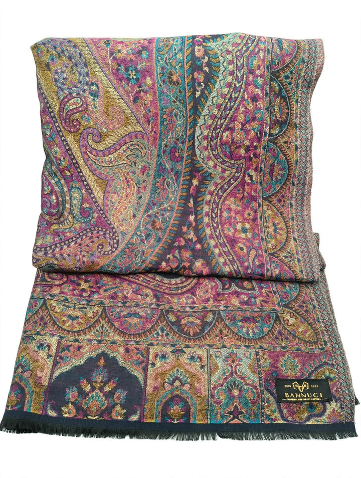 Premium Quality Extremely Soft Pashmina Cashmere Reversible Shawl