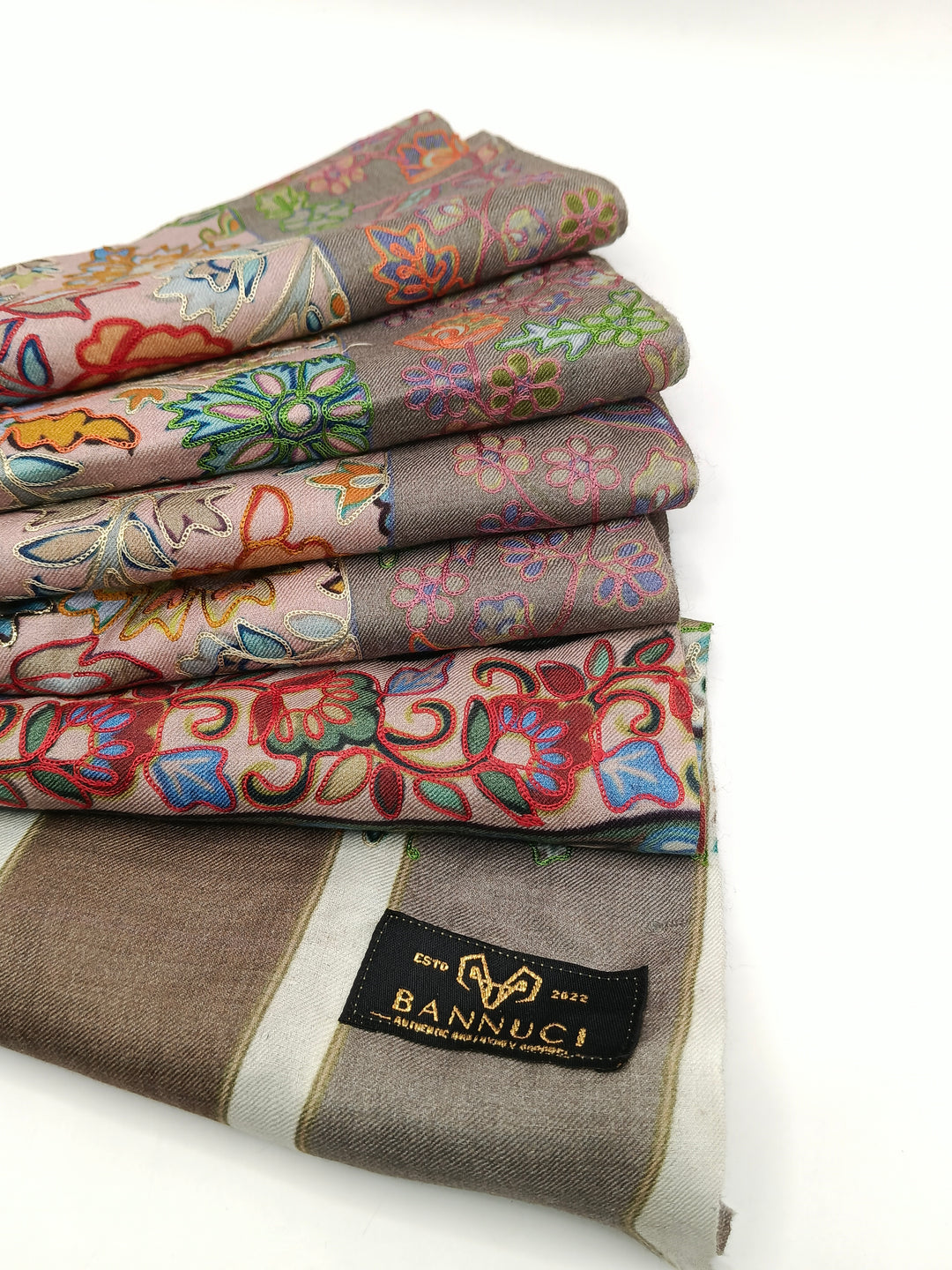 Kalmkar Shawl With Machine Ari Work