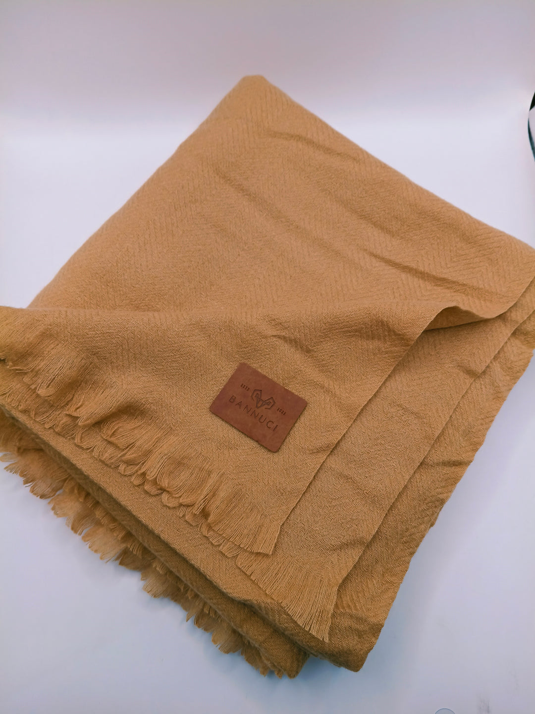 Premium Quality Extremely Soft Skin Yellow Pashmina / Cashmere Shawl