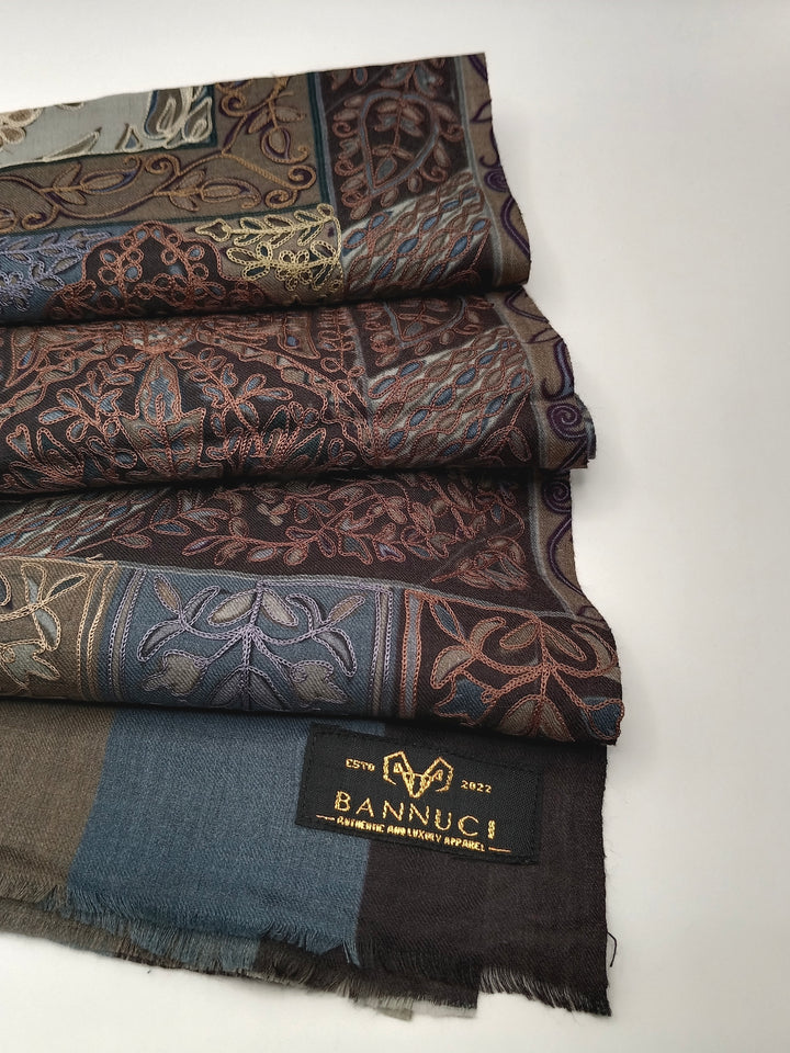 Premium Quality Kalmkar Shawl With Machine Ari Work