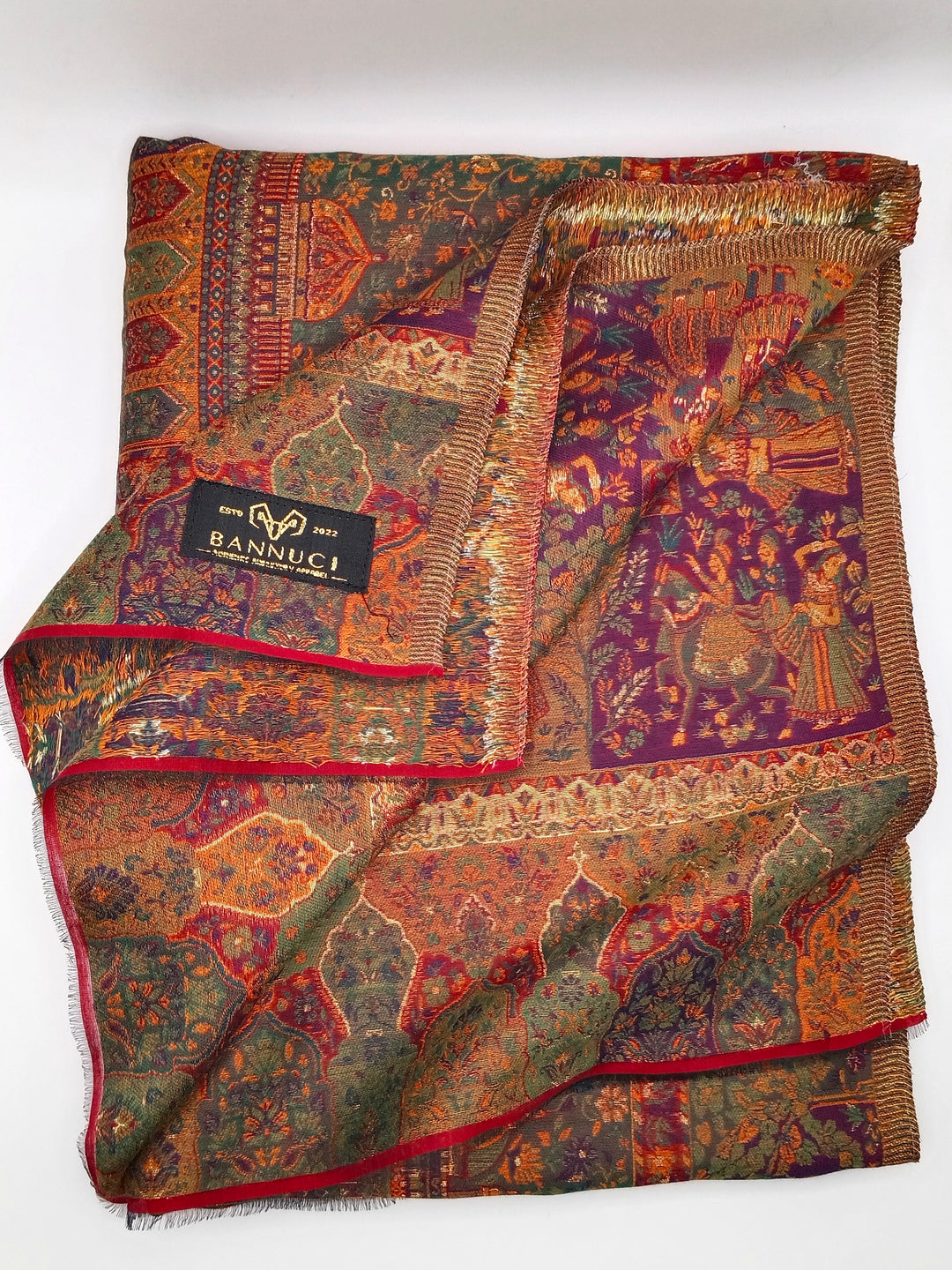 Premium Quality Light Weight kani Silk Shawl