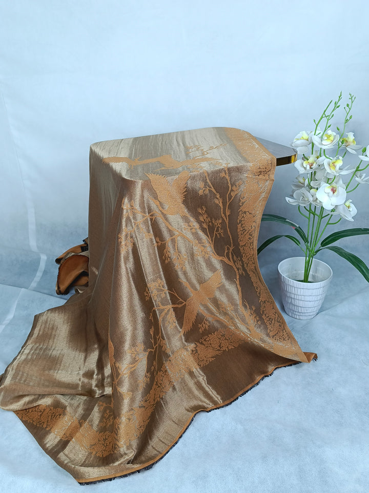Premium Quality Reversible Moonlight Metallic Weave Shawl