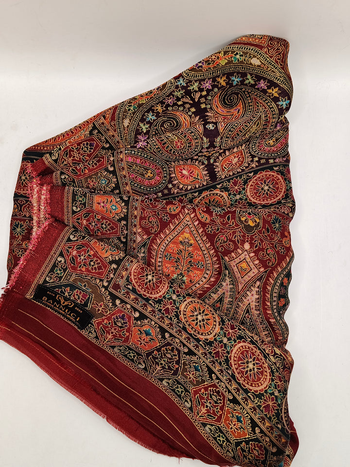Premium Quality  Multi Mix Color kani Silk Pashmina  Shawl