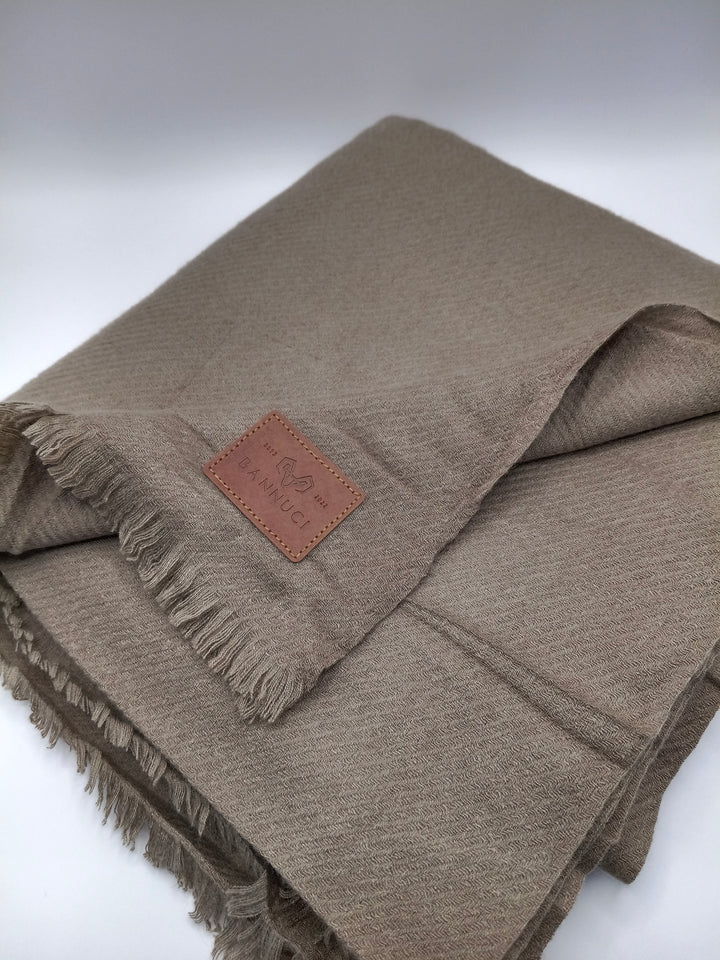 Premium Quality Extremely Soft Clay Colored Pashmina / Cashmere Shawl
