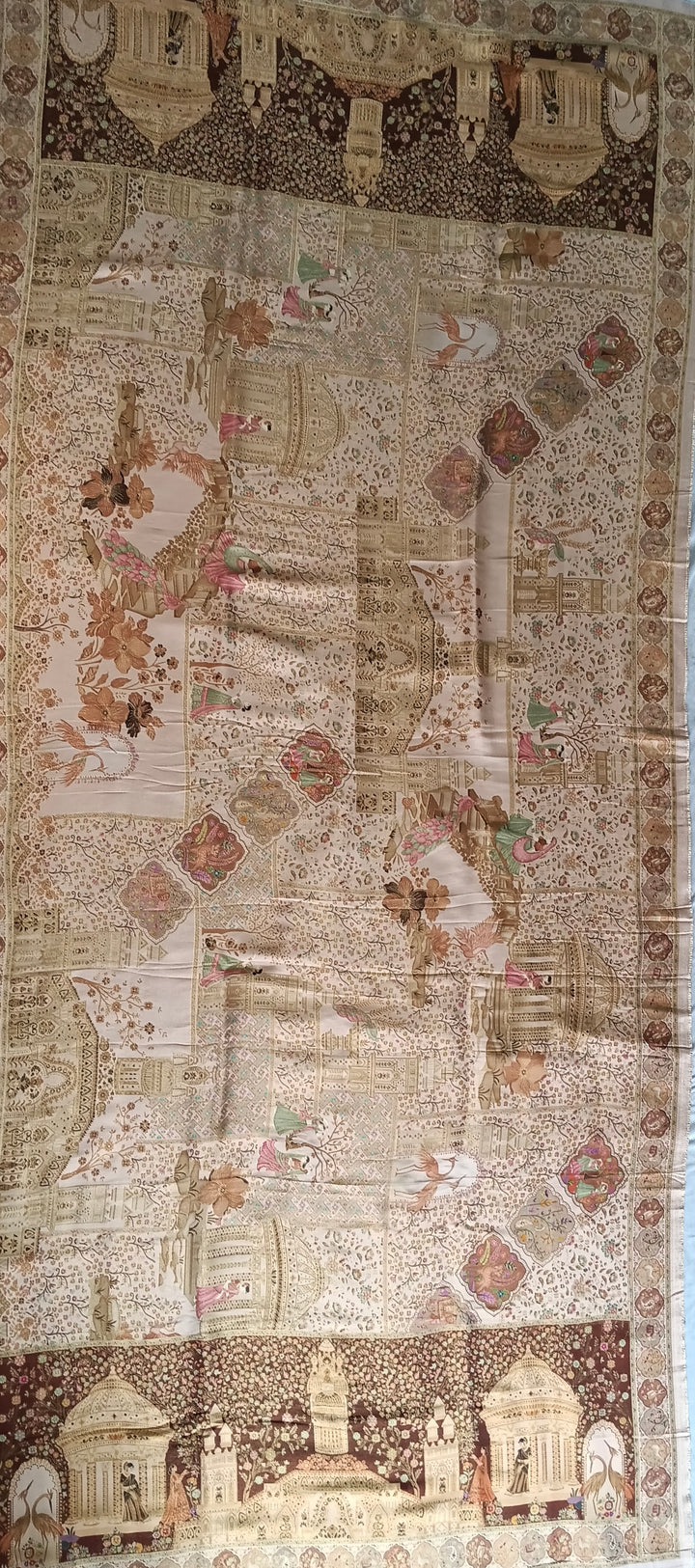 Premium Quality Mix Multi Color kani Silk Pashmina  Shawl