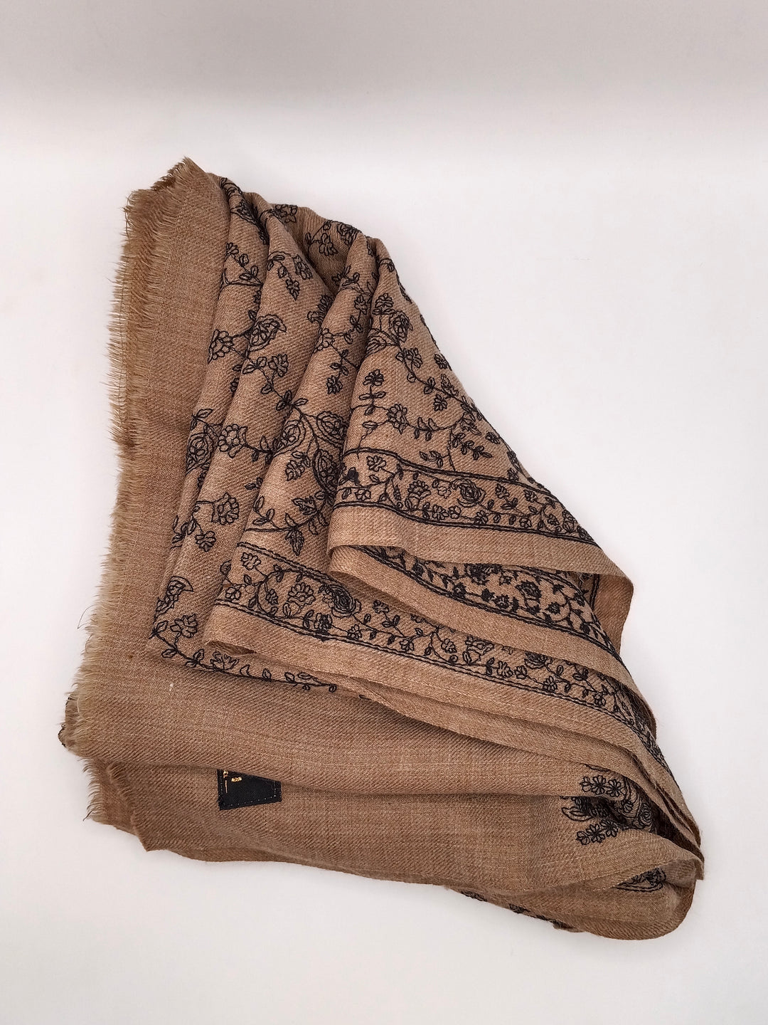 Premium Quality  Embroidered Pashmina Cashmere Shawl