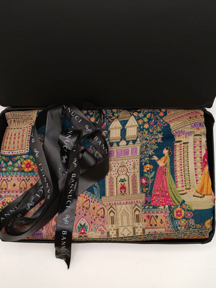 Premium Quality  Multi Mix Color kani Silk Pashmina  Shawl