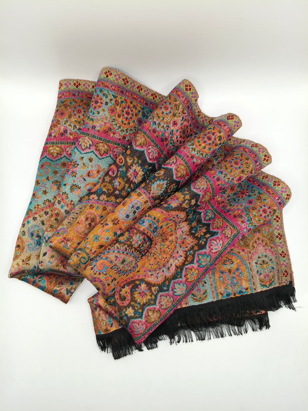 Premium Quality Extremely Soft Pashmina Cashmere Reversible Shawl