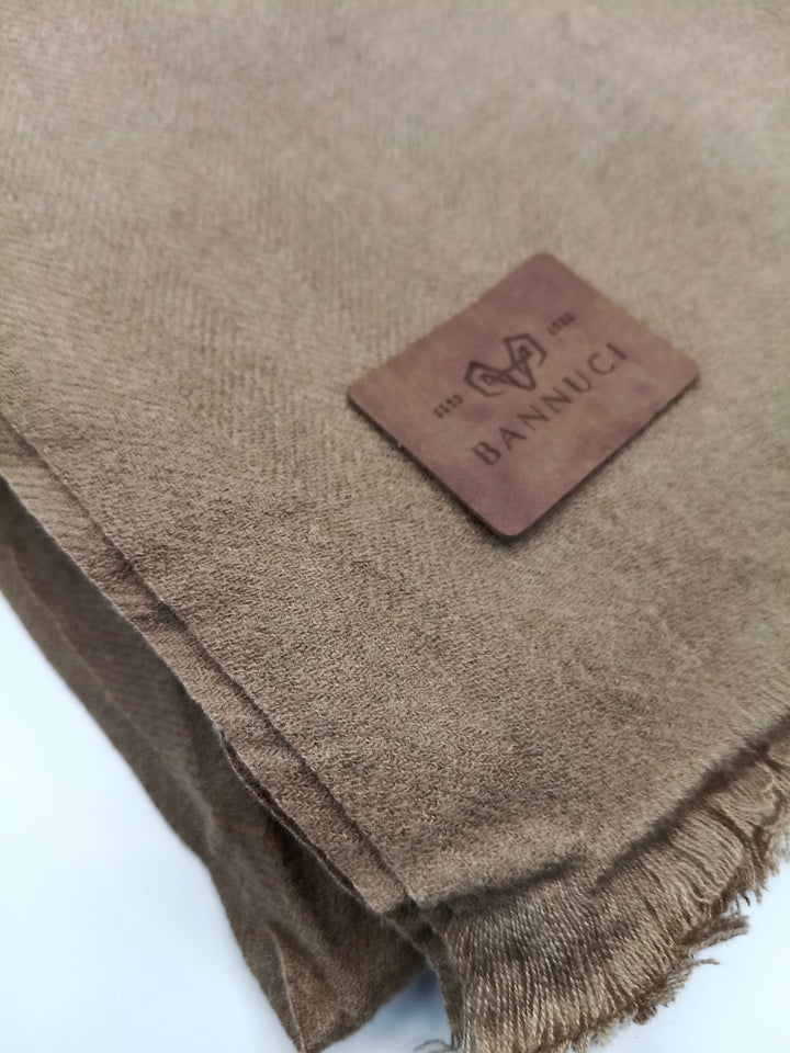 Premium Quality Extremely Soft Brown Pashmina /Cashmere Shawl