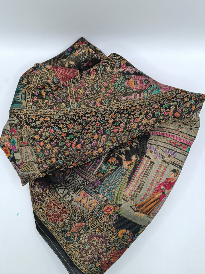 Premium Quality  Multi Color Light Weight kani Silk Pashmina  Shawl