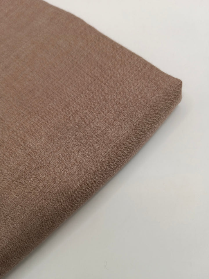 Premium Quality Extremely Soft Pure Toosh Brown Shawl With Chashme Bulbul Design