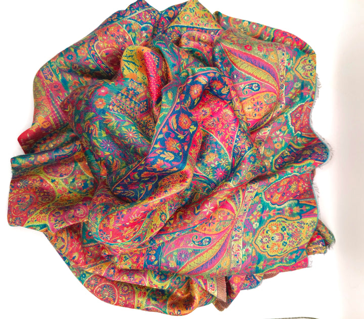 Premium Quality Extremely Soft kani Pashmina Cashmere Shawl