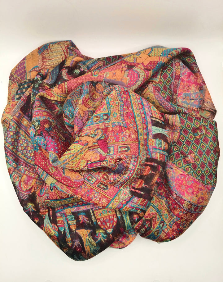 Premium Quality Extremely Soft kani Pashmina Cashmere Shawl