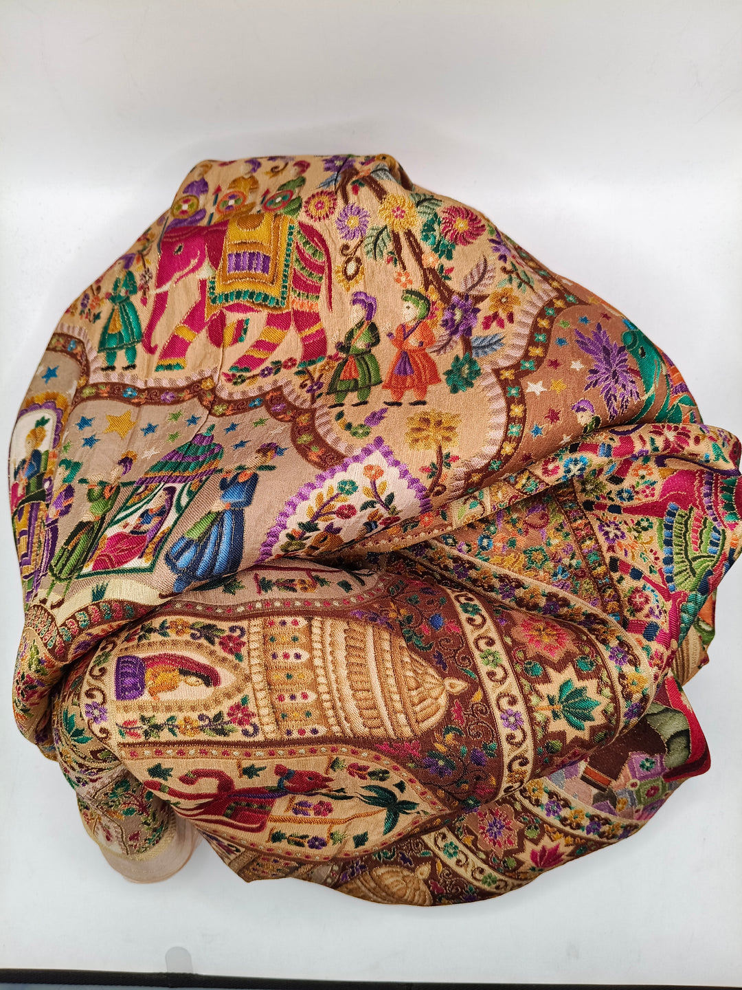 Premium Quality Light Weight kani Silk Shawl