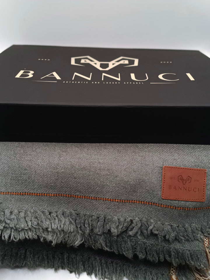 Premium Quality Light Gray Pure/High Grade 48 Fiber Shawl