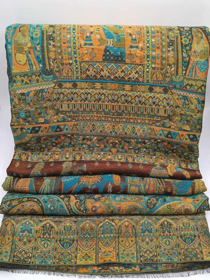 Premium Quality Extremely Soft kani Pashmina Cashmere Shawl
