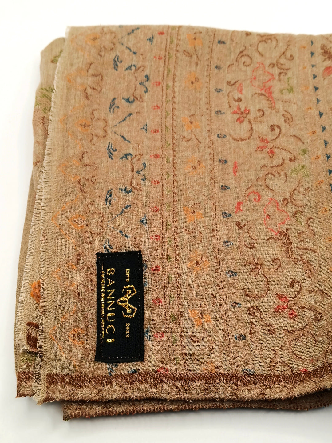 Extremely Soft Pashmina Kani Shawl With Khadi Pattern