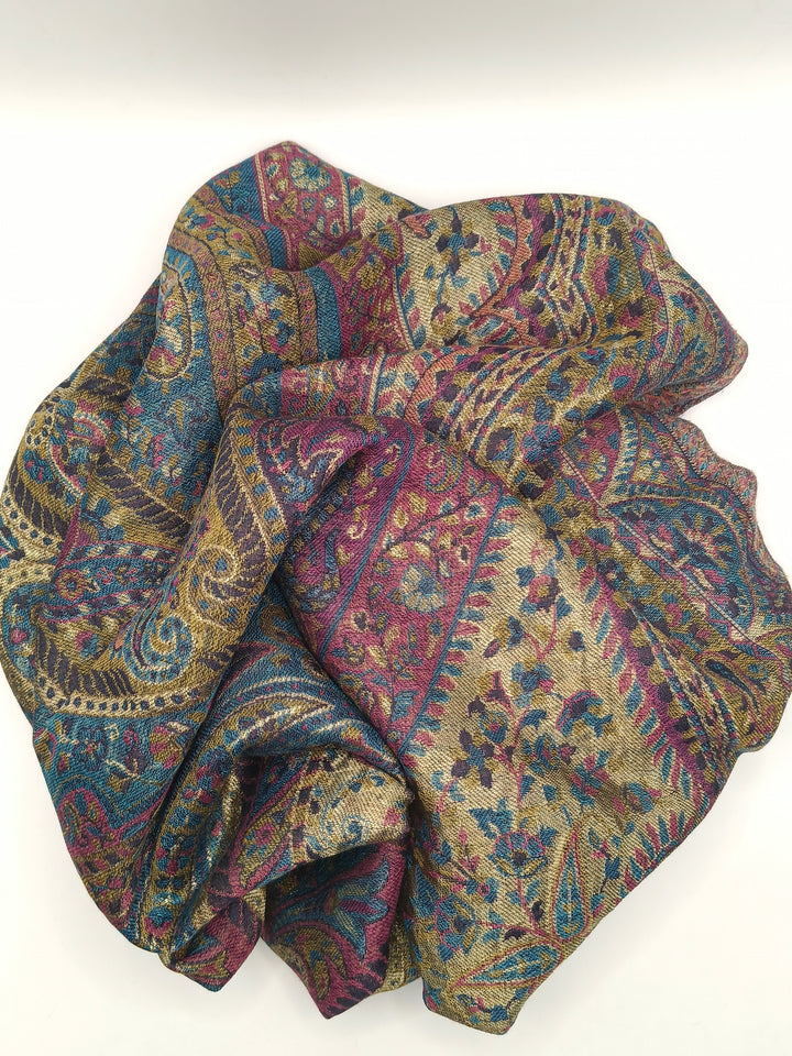 Premium Quality Extremely Soft Pashmina Cashmere Reversible Shawl