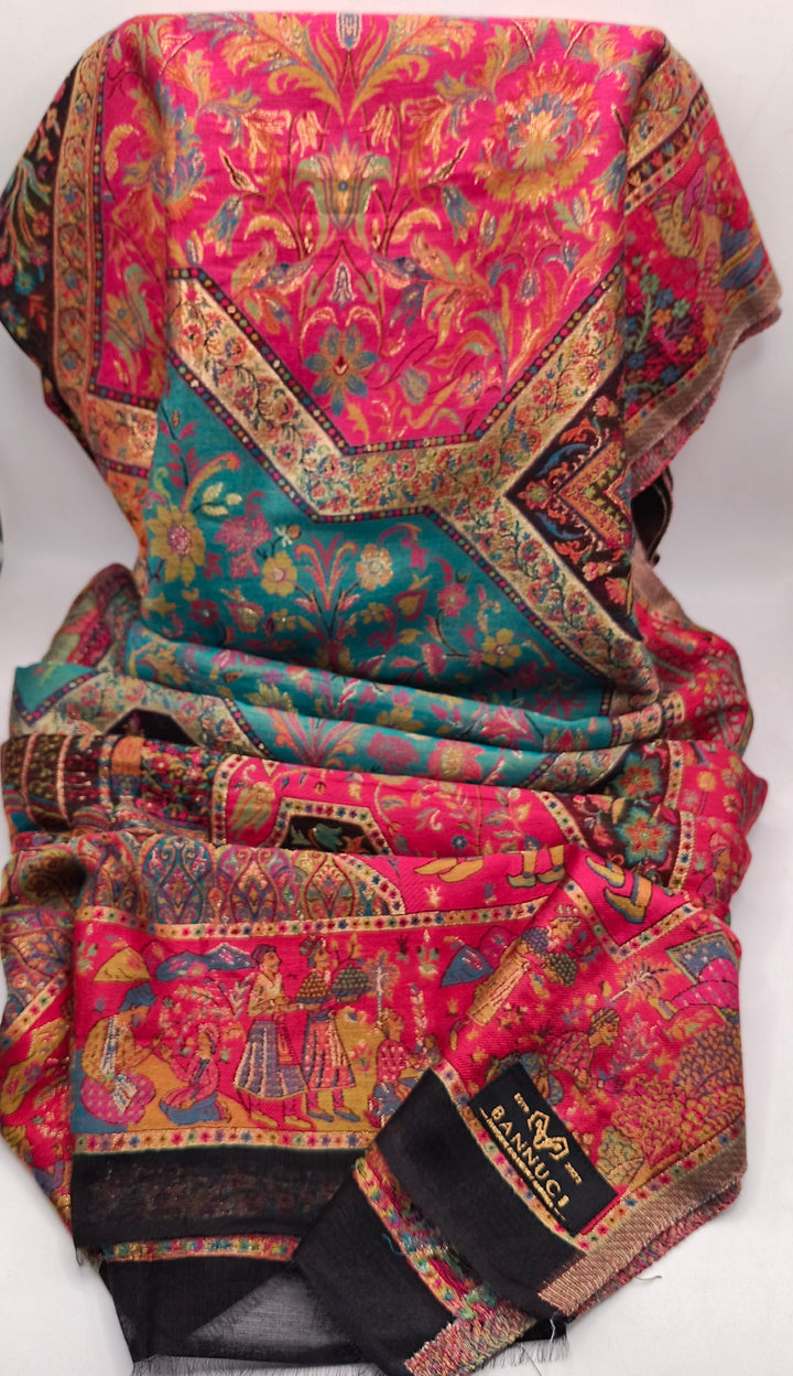 Premium Qualit Extremely soft kani Pashmina Shawl