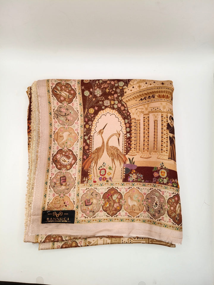 Premium Quality Mix Multi Color kani Silk Pashmina  Shawl