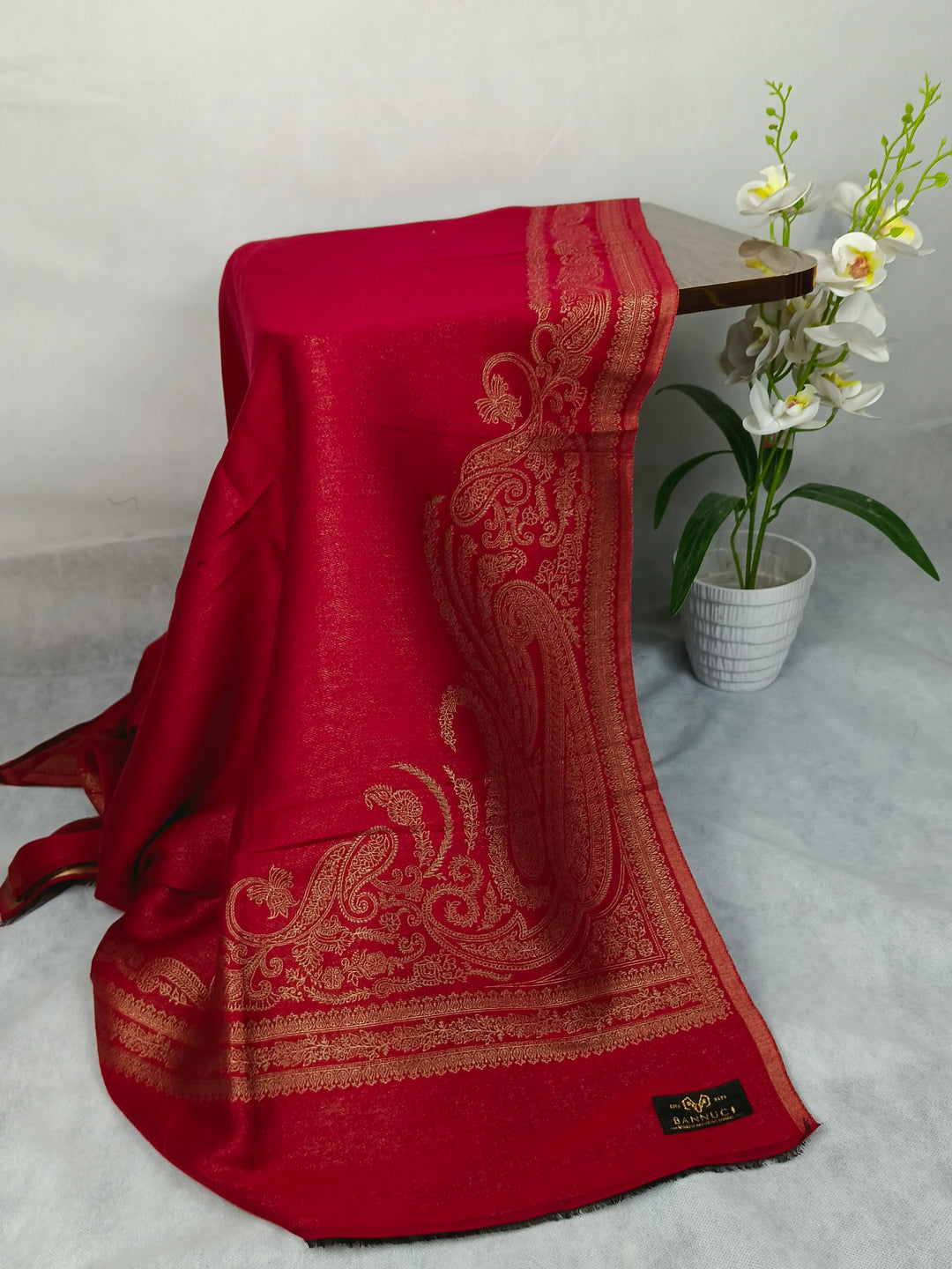Premium Quality Reversible Moonlight Metallic Weave Shawl