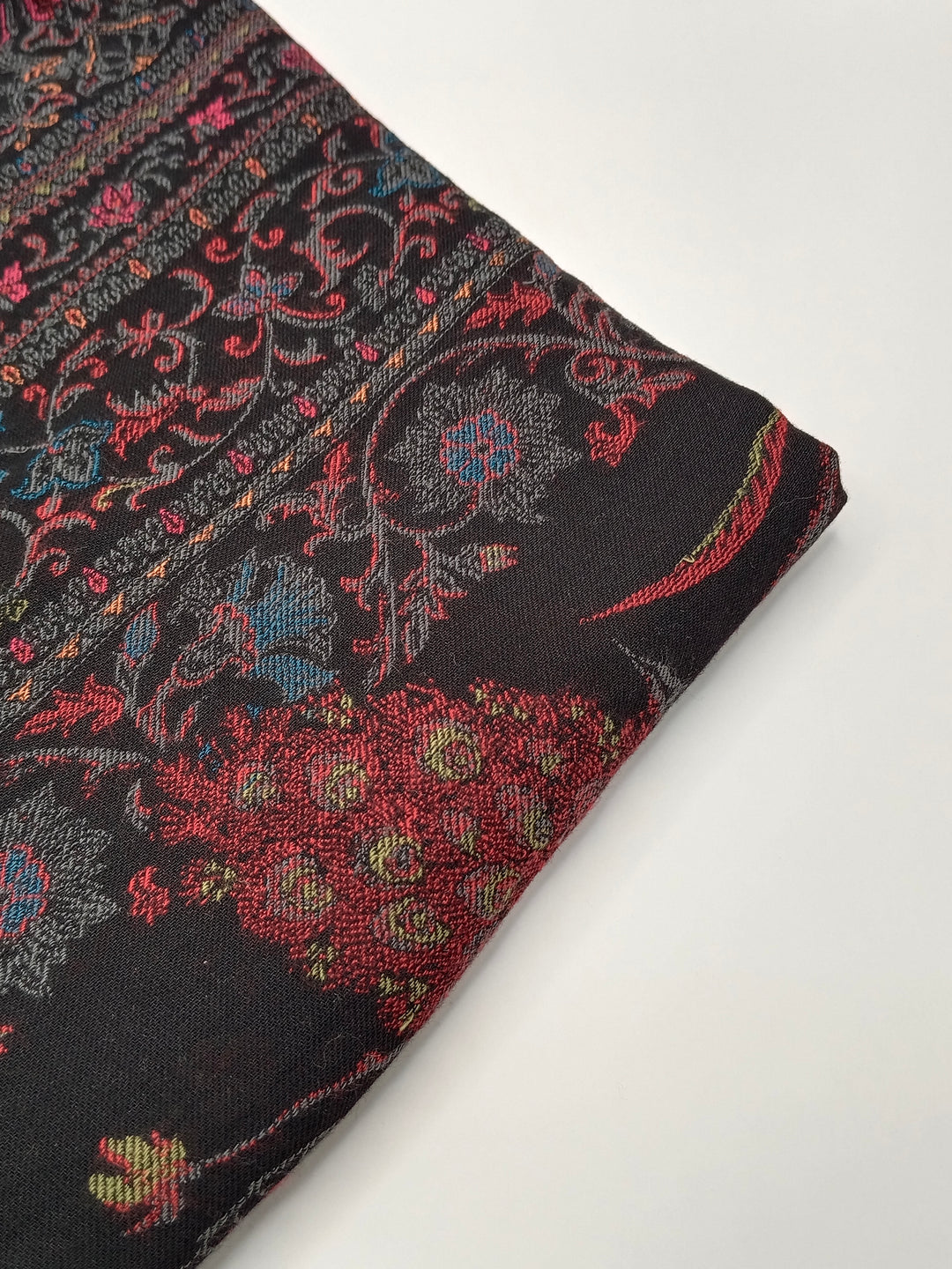 Extremely Soft Pashmina Kani Shawl With Khadi Pattern