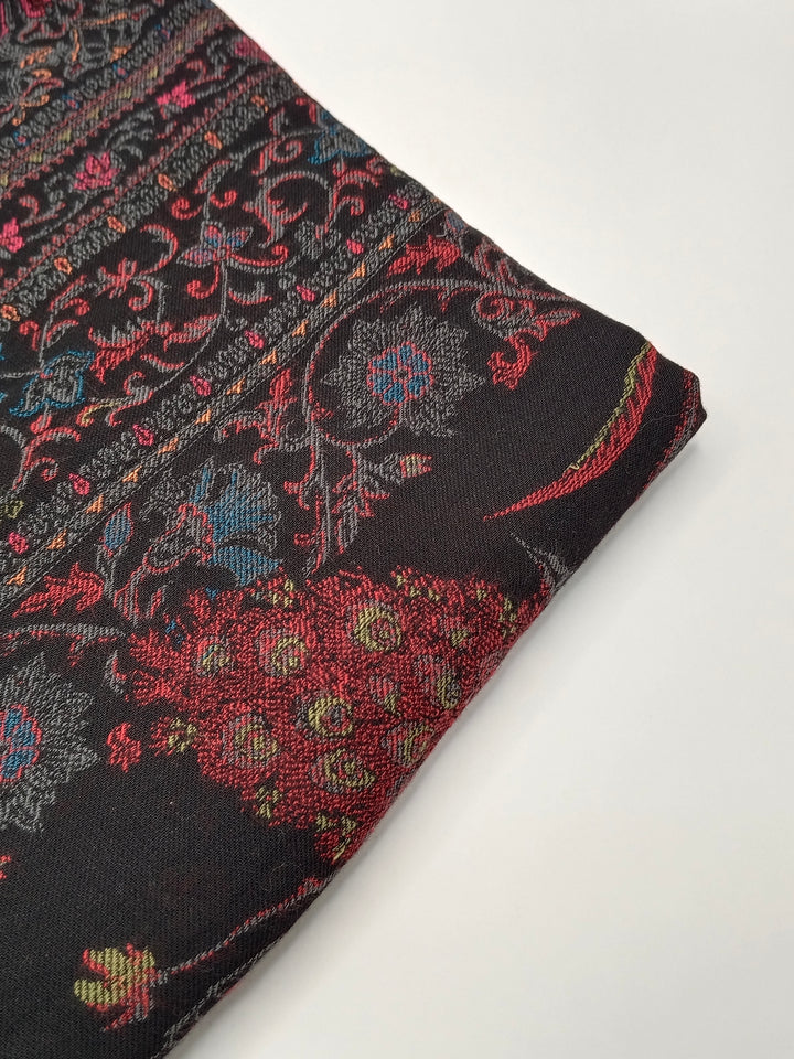 Extremely Soft Pashmina Kani Shawl With Khadi Pattern
