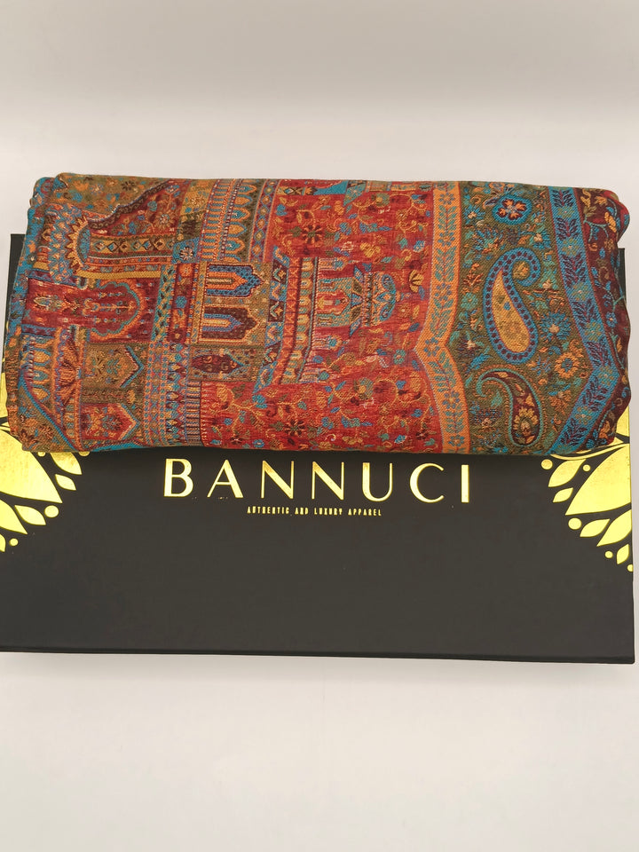 Premium Quality Extremely Soft kani Pashmina Cashmere Shawl