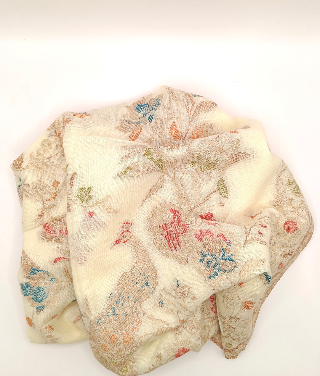 Premium Quality Extremely Soft Kani Shawl With Khadi Pattern
