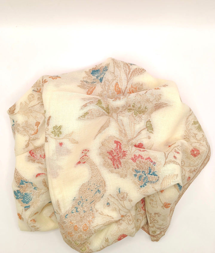 Premium Quality Extremely Soft Kani Shawl With Khadi Pattern