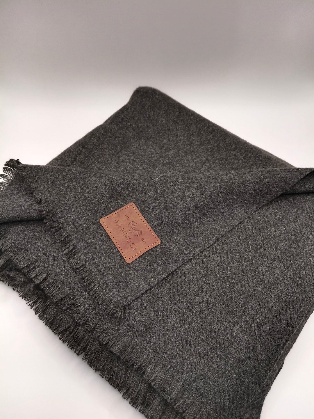 Premium Quality Extremely Soft Dark Gray Pashmina / Cashmere Shawl