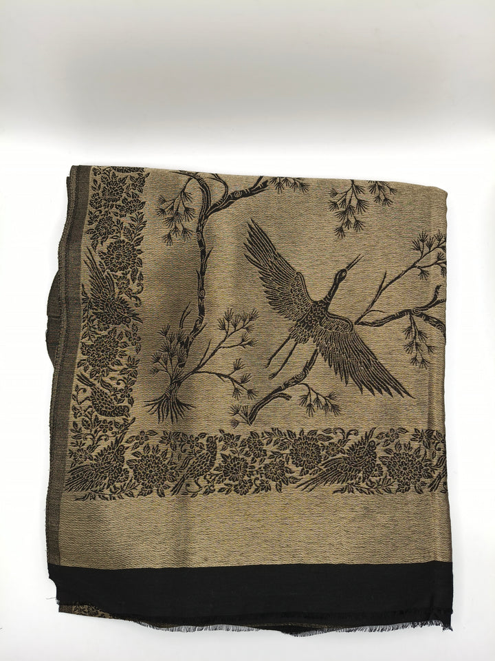 Premium Quality Reversible Moonlight Metallic Weave Shawl