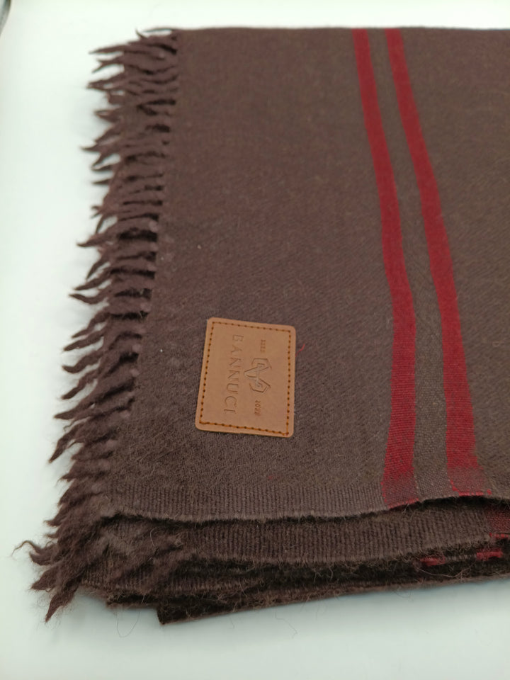 Premium Quality Stripped Coffee ColorPure/High Grade 48 Fiber Shawl