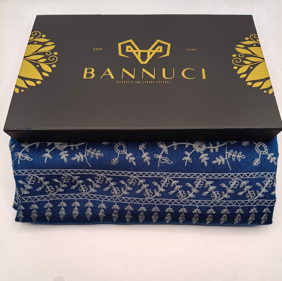 Premium Quality Embroidered Pashmina Cashmere Shawl With Ari Work