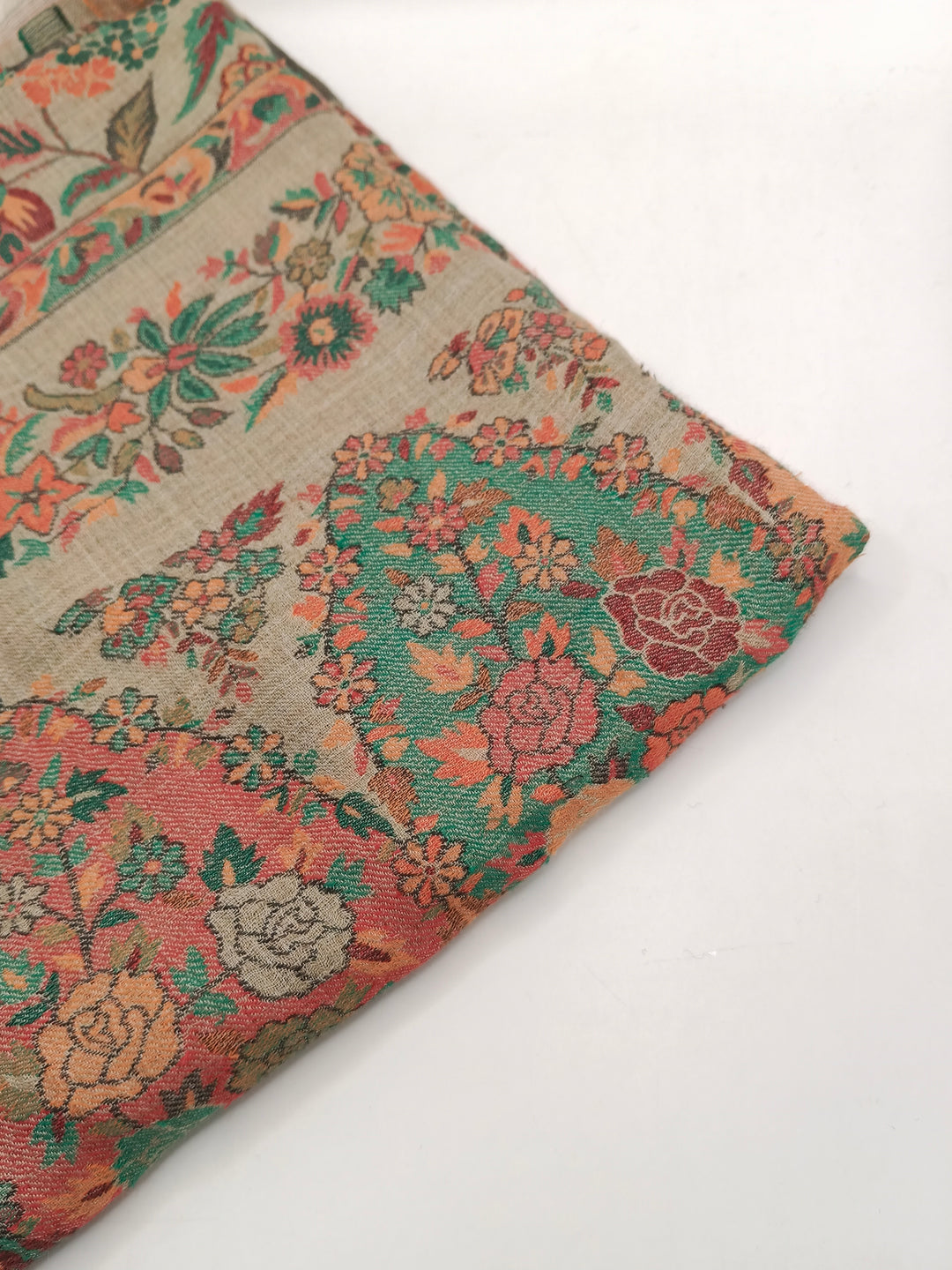 Premium Quality Extremely Soft Multicolor Pashmina Kani Shawl