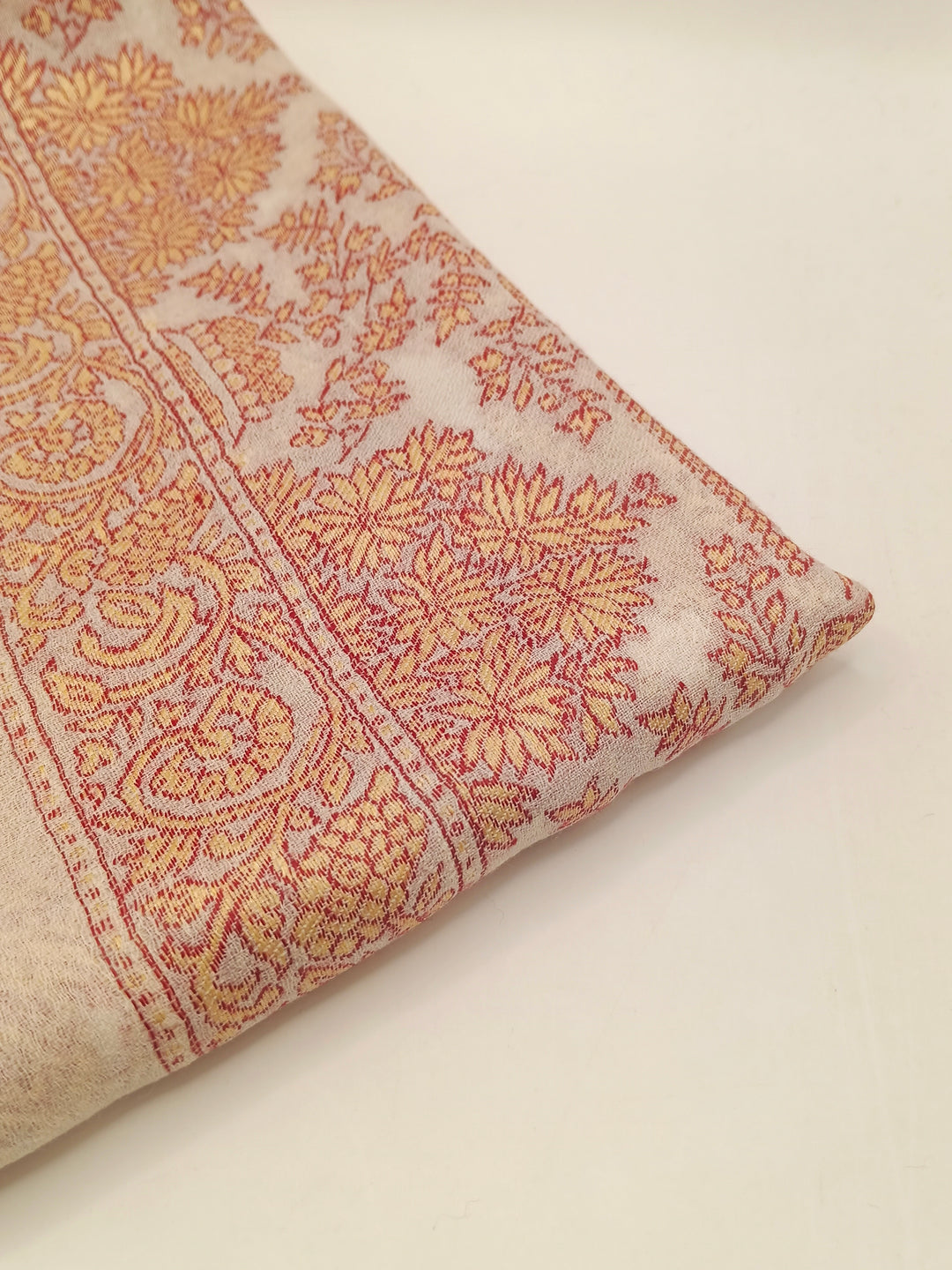 Toosh Kani Shawl With Khadi Pattern
