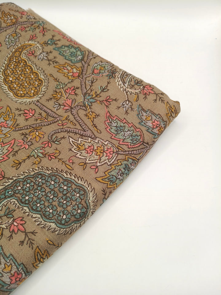Premium Quality Multicolor Full Jaal Jama Sozni Embroidery Pashmina Shawl