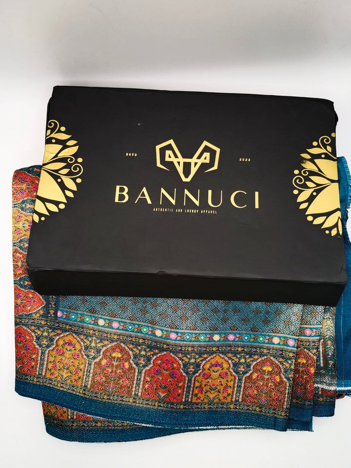 Premium Quality Dark Multi Color kani Pashmina  Shawl