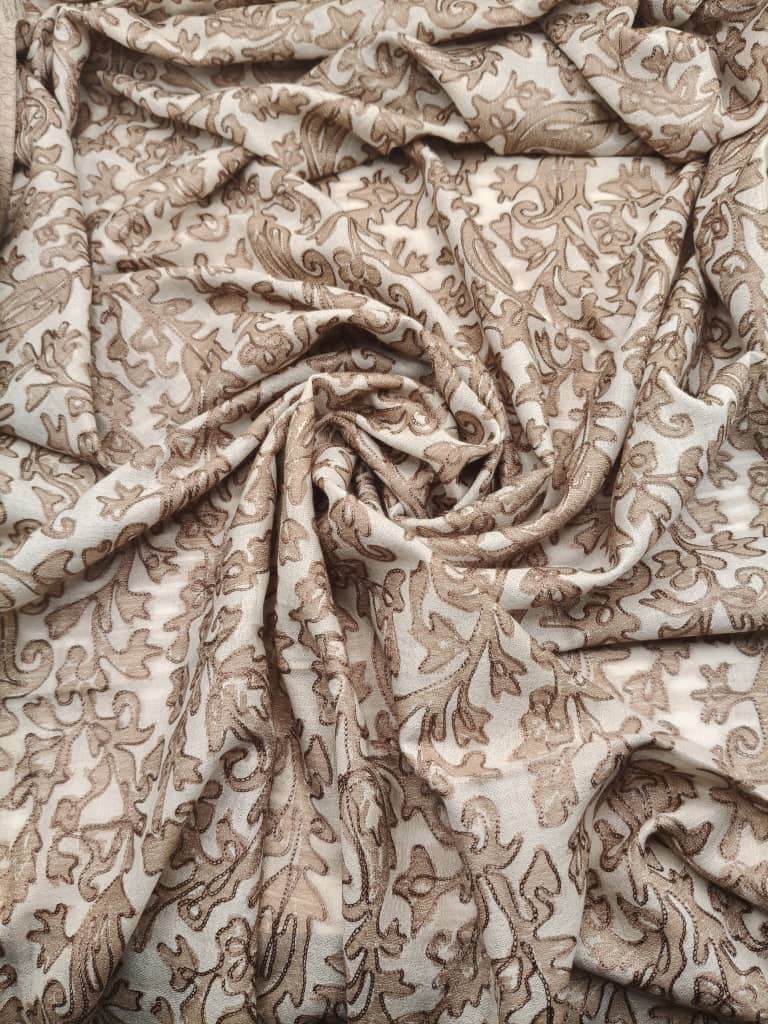 Premium Quality Embroidered Pashmina Cashmere Shawl
