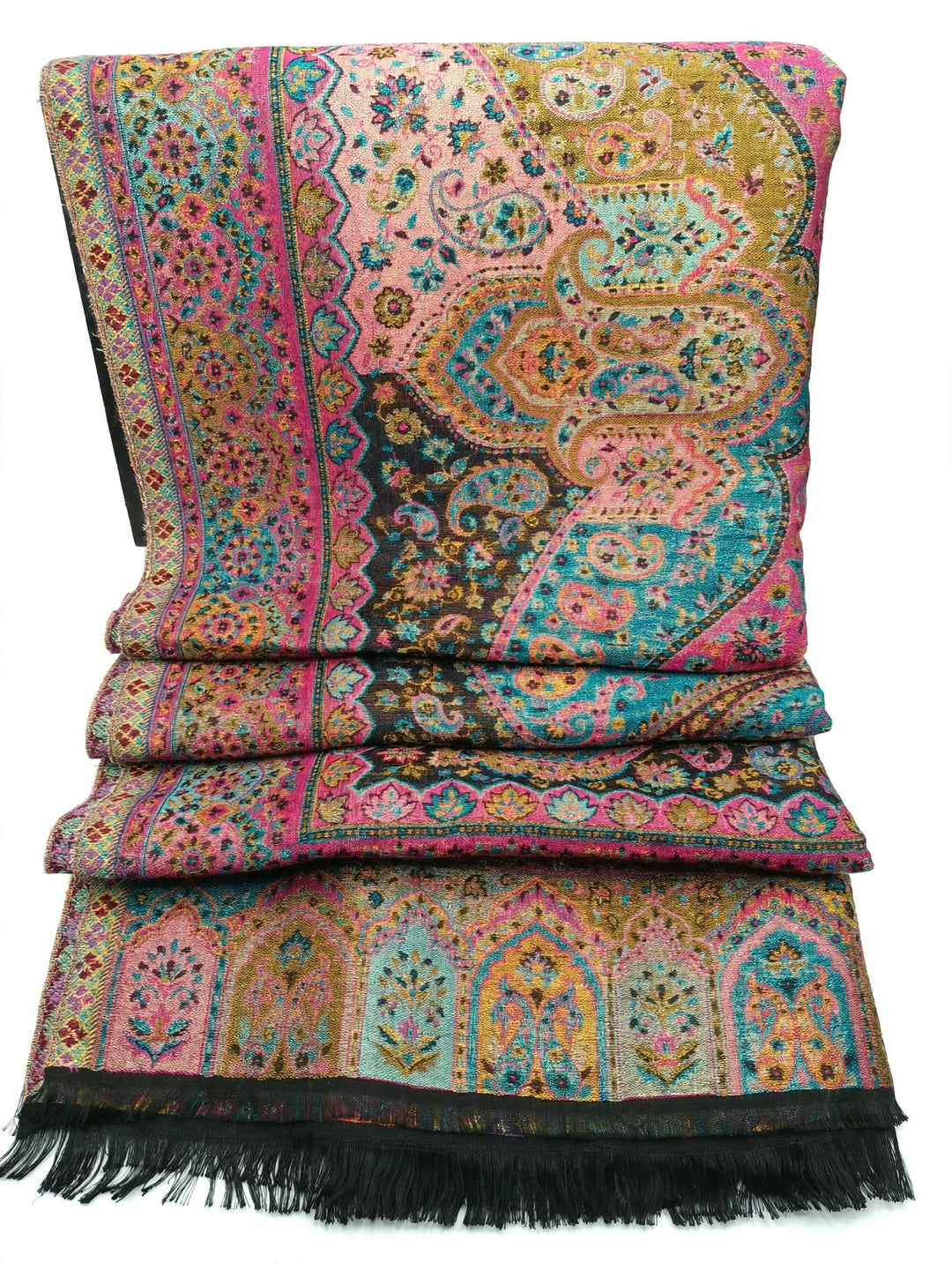 Premium Quality Extremely Soft Pashmina Cashmere Reversible Shawl