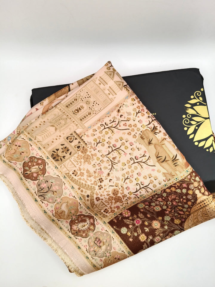 Premium Quality Mix Multi Color kani Silk Pashmina  Shawl
