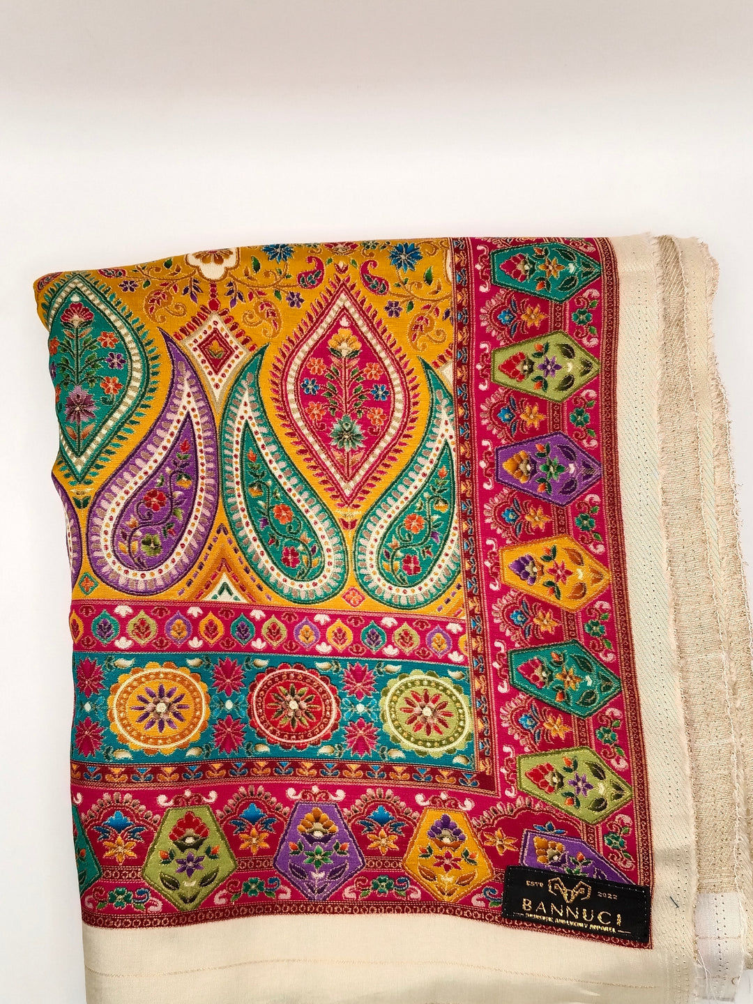 Premium Quality  Multi Color kani Silk Pashmina  Shawl
