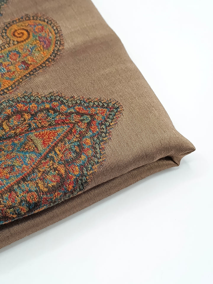 Premium Quality Moonlight Mix Multi Color And Reversible kani Silk Pashmina  Shawl
