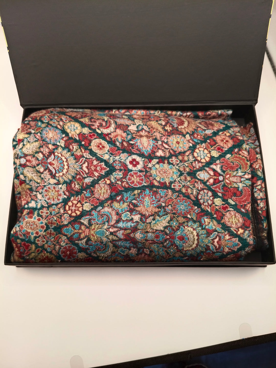 Premium Quality MultiColor Floral Kani Pashmina Cashmere Shawl 2