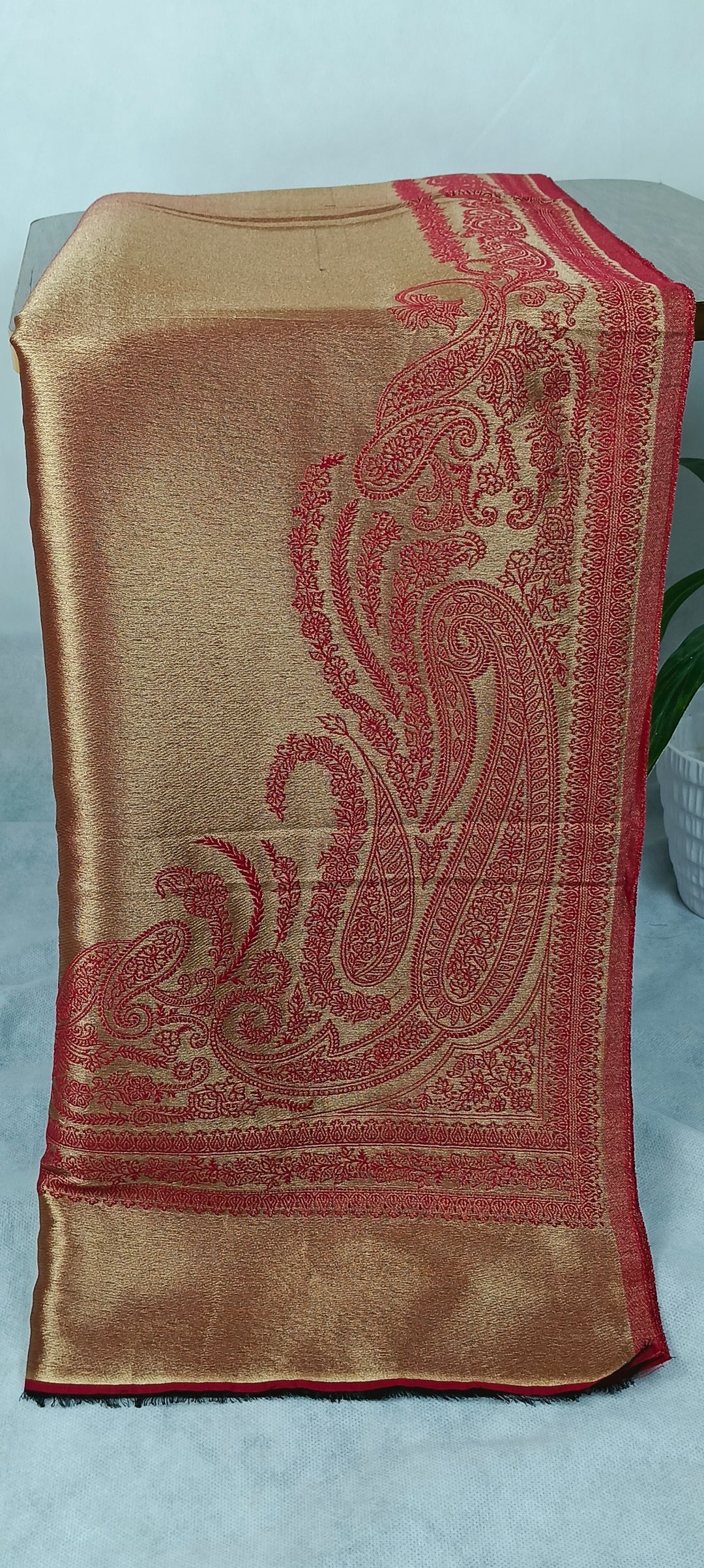 Premium Quality Reversible Moonlight Metallic Weave Shawl