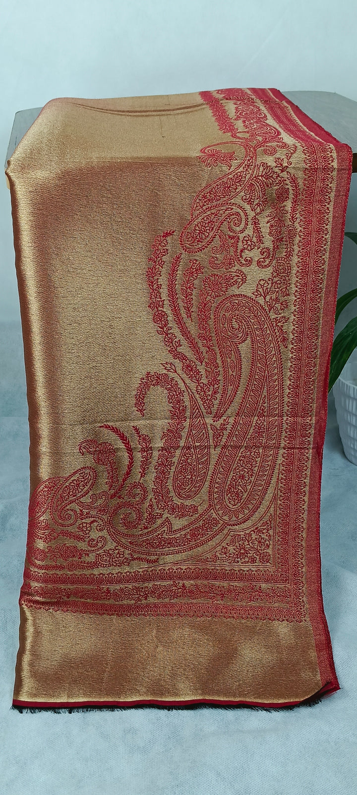 Premium Quality Reversible Moonlight Metallic Weave Shawl