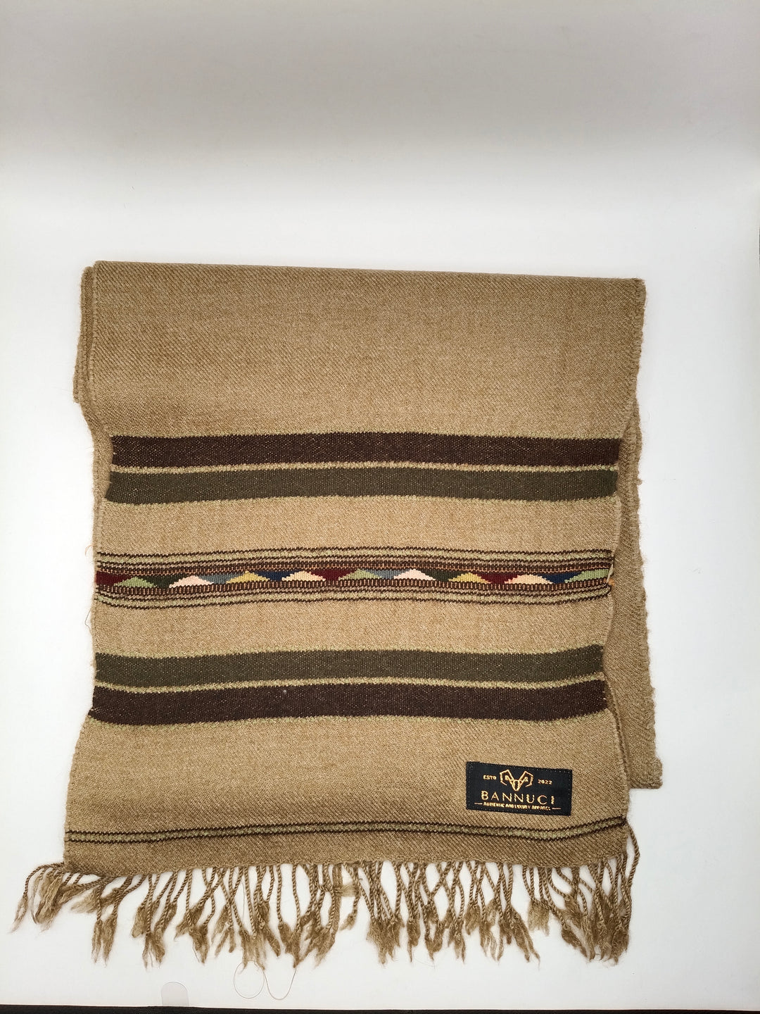 Premium And Soft Dark Brown Stripped Design muffler