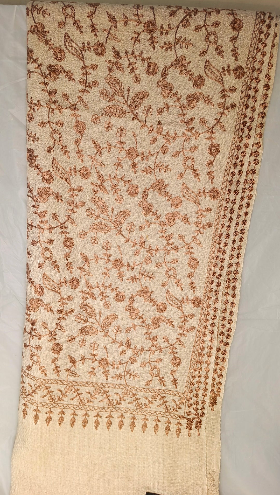 Embroidered Pashmina Shawl With Ari Work
