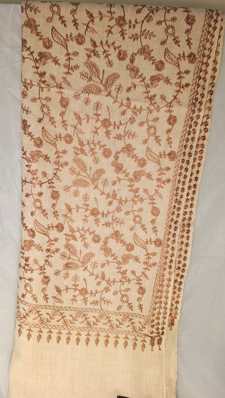 Embroidered Pashmina Shawl With Ari Work