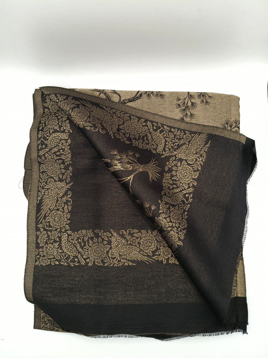Premium Quality Reversible Moonlight Metallic Weave Shawl